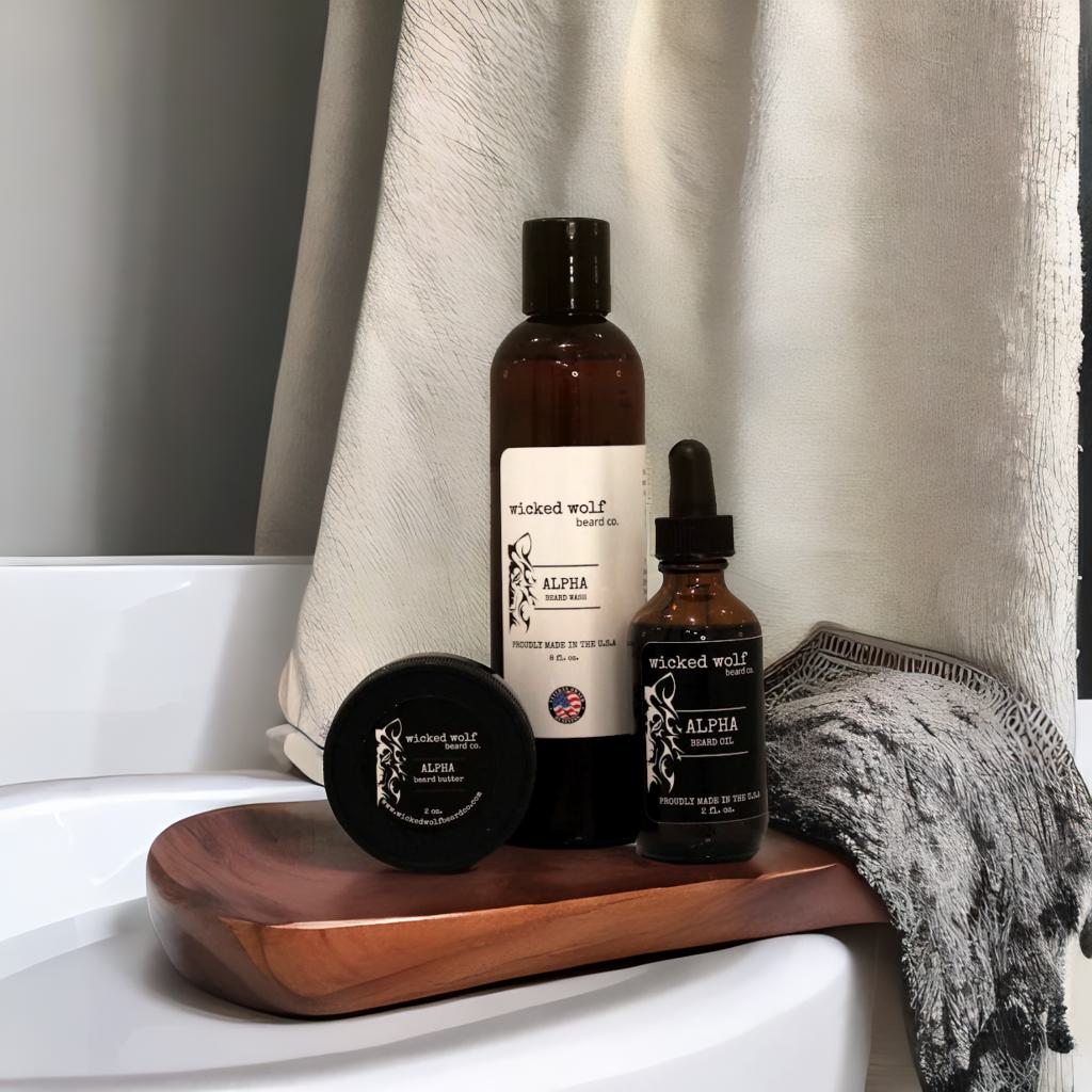 Wicked Wolf Alpha Beard Butter | Deep Conditioning Beard Butter with Tobacco & Vanilla