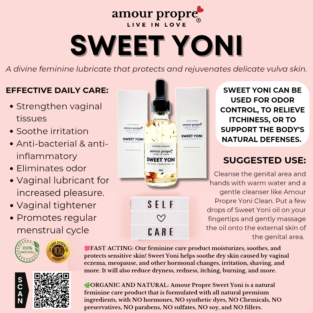 Sweet Yoni Feminine Oil – Organic Intimate Moisturizer for Sensitive Skin