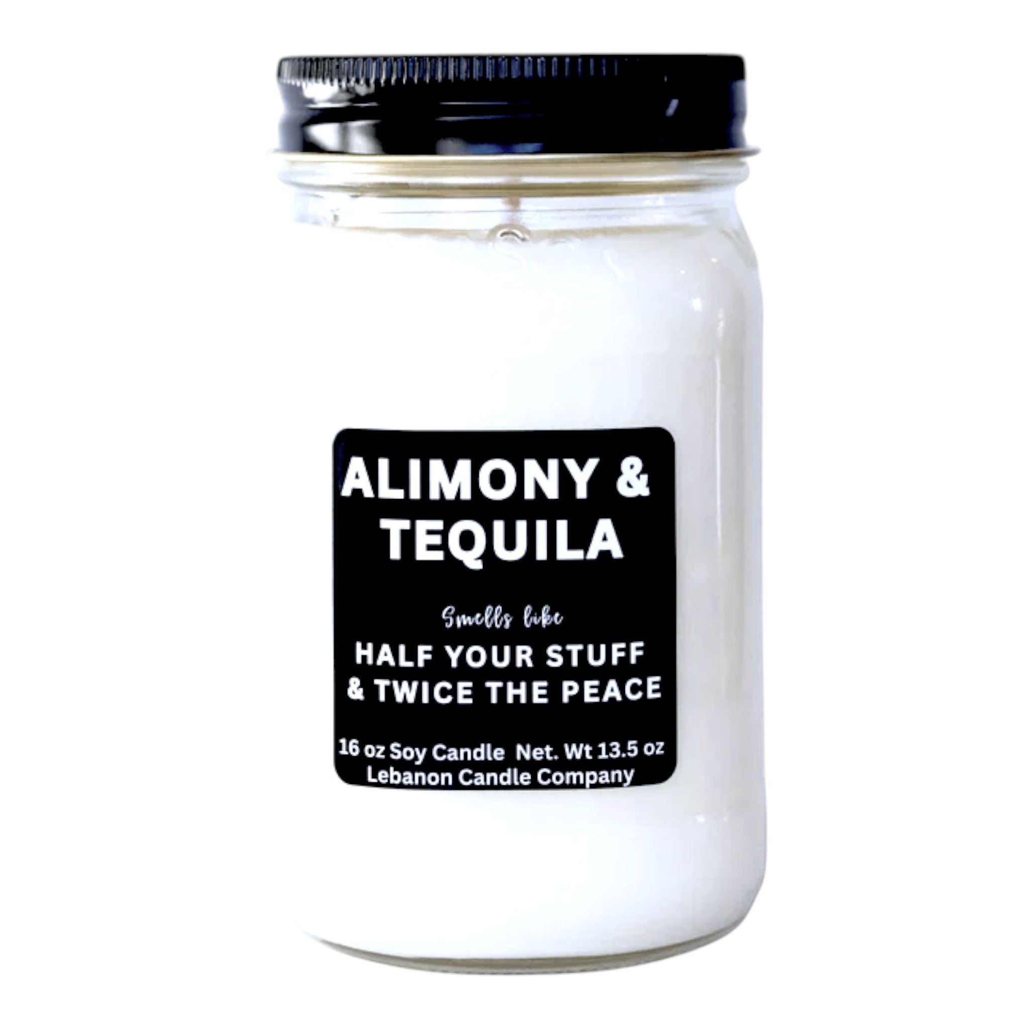 Alimony and Tequila Funny Candle