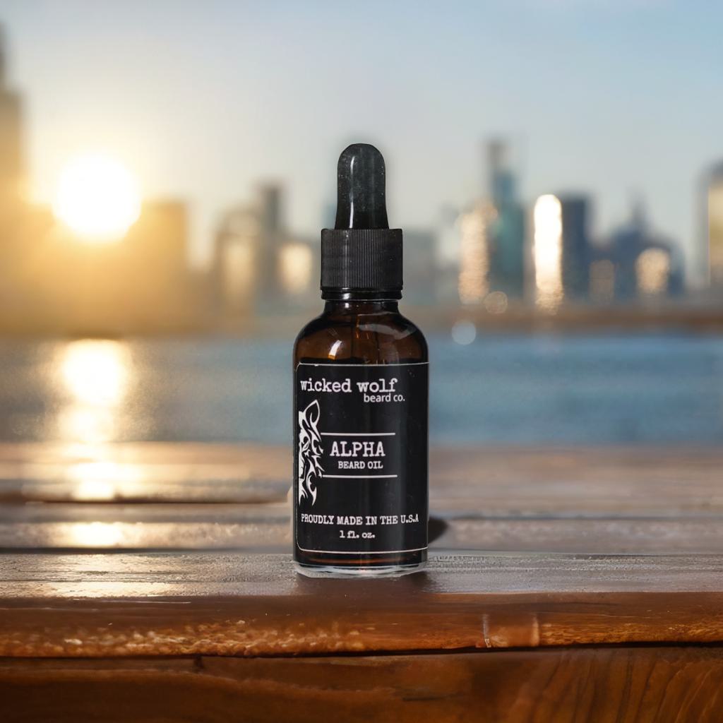 Wicked Wolf Alpha Beard Oil | Hydrating Beard Oil with Tobacco & Vanilla