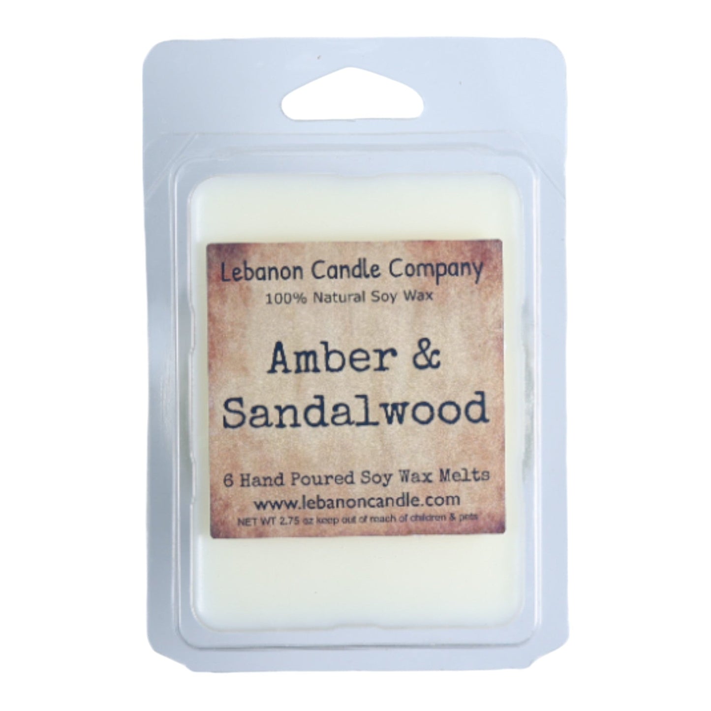 Amber & Sandalwood Wax Melt