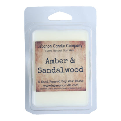 Amber & Sandalwood Wax Melt