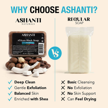100% African Black Soap - Argan