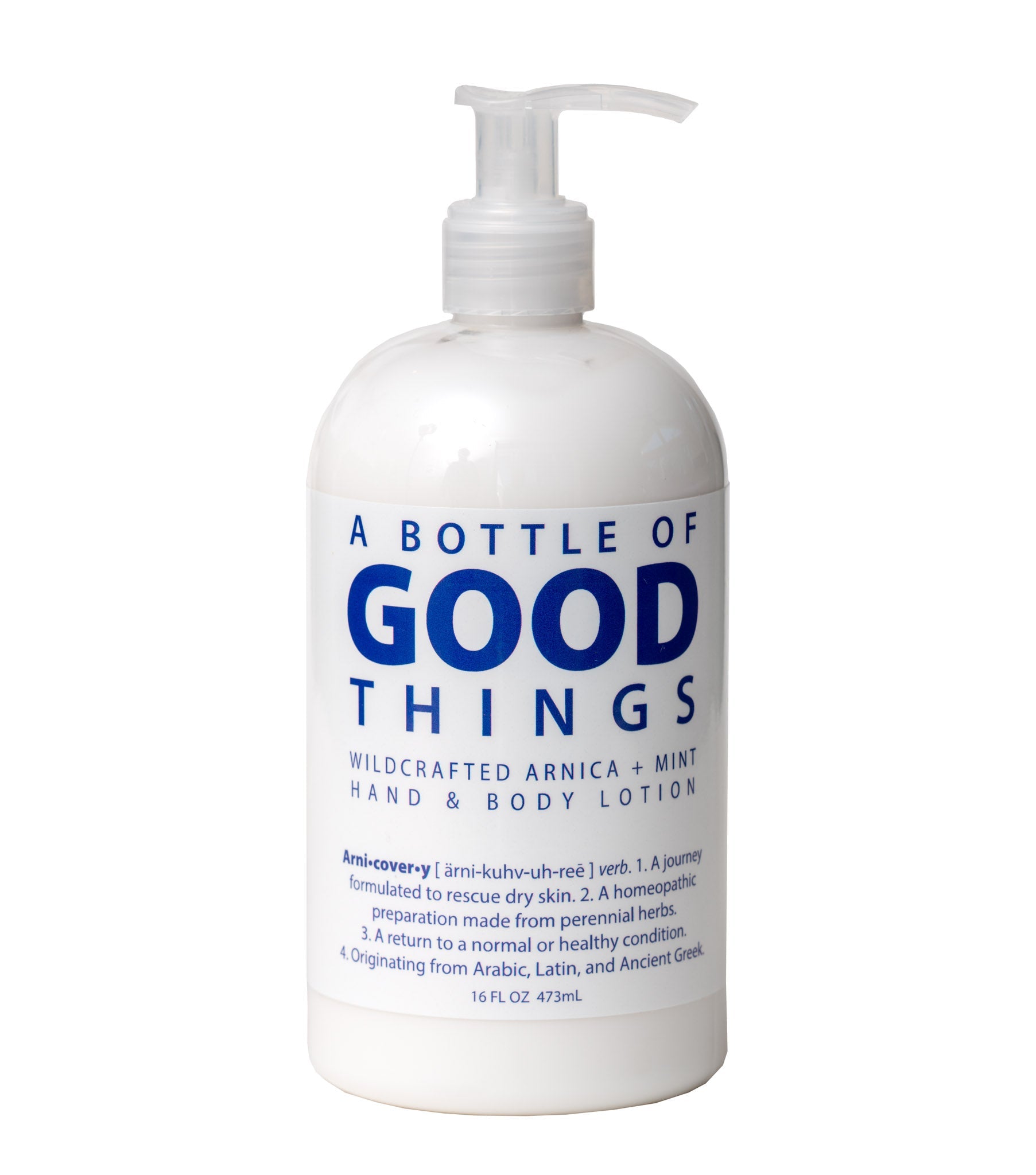Arni•cover•y™ Wildcrafted Arnica + Mint Hand & Body Lotion | 16 oz.