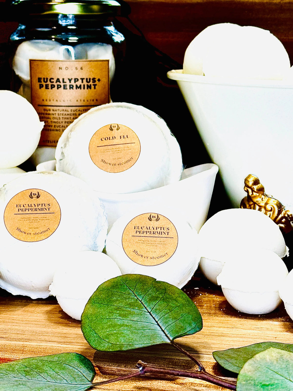 Shower Steamers with Essential Oils for Sinus Relief and Congestion