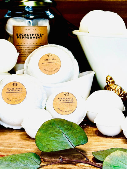 Shower Steamers with Essential Oils for Sinus Relief and Congestion