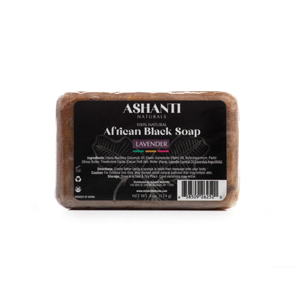 100% African Black Soap - Lavender