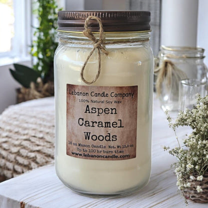 Aspen Caramel Woods Candle