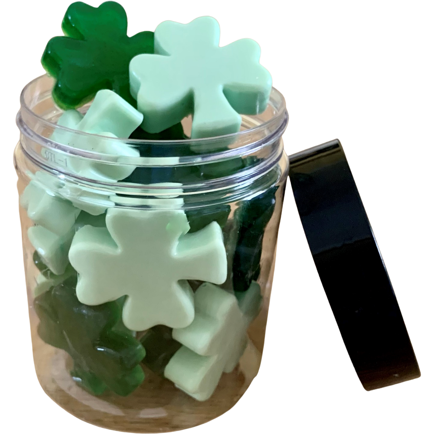 Four Leaf Clover Soap: St. Patrick's Day Soaps in a jar