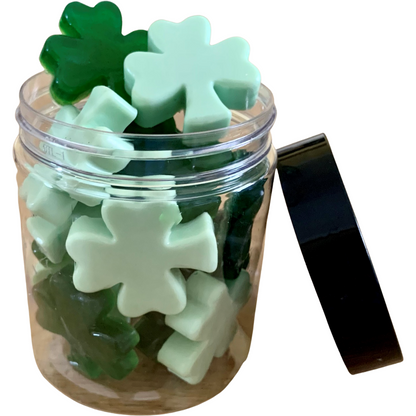 Four Leaf Clover Soap: St. Patrick's Day Soaps in a jar