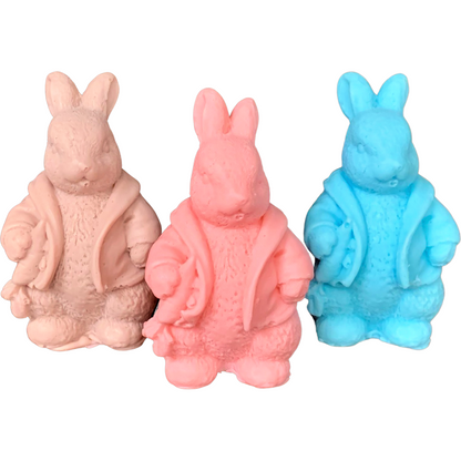 3D Rabbit Soap:  Easter themed soaps