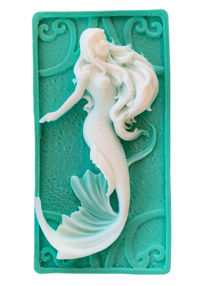 3D Mermaid Bar of Soap:  Ocean and Beach themed soaps