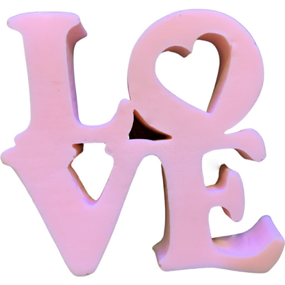 LOVE Shaped Bar of Soap 3D