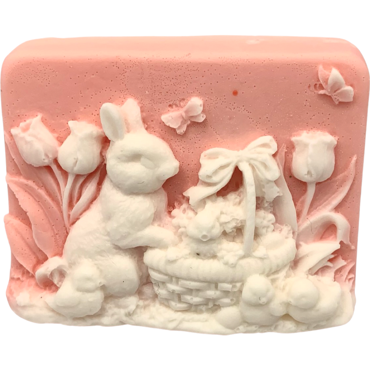 3D Rabbit and Chicks Design Bar of Soap | Easter Basket | Gift | Party Favors | Easter