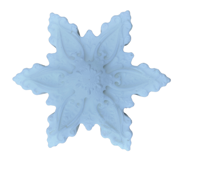 10 Snowflake Soaps