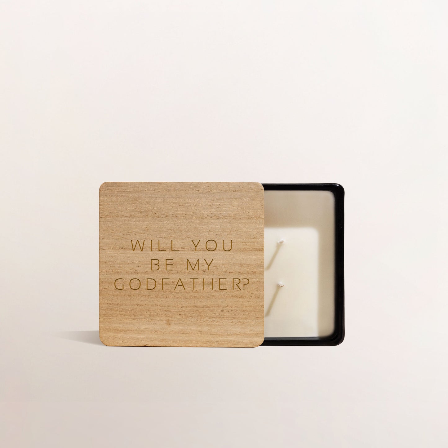 BE MY GODFATHER? CANDLE
