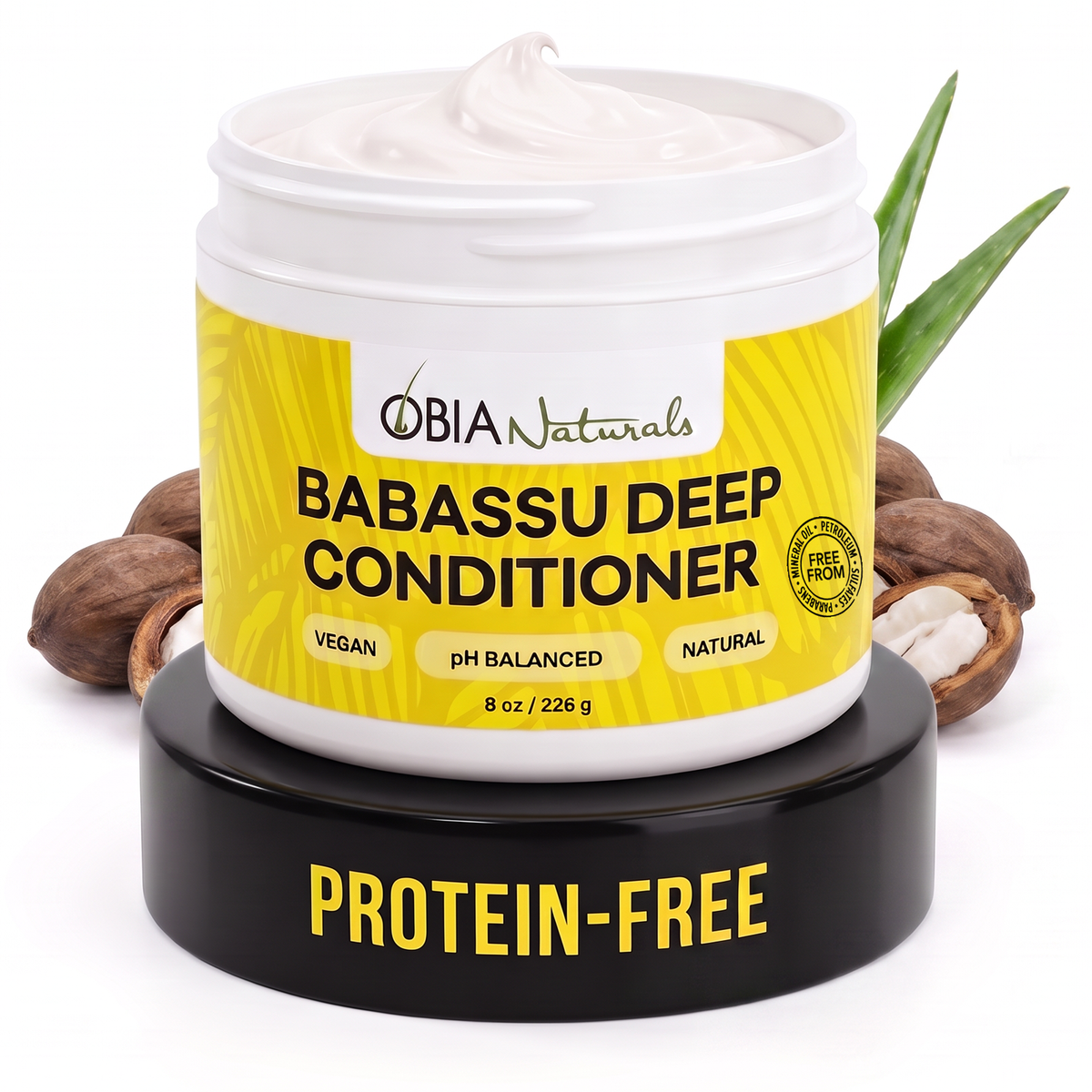 Babassu Deep Conditioner — Protein-Free for Dry, Curly Hair