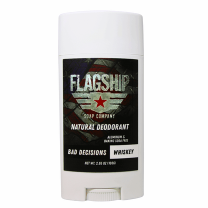 Bad Decisions Whiskey and Sandalwood Natural Deodorant