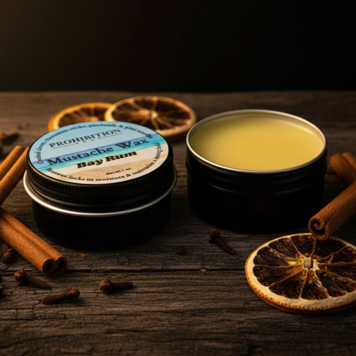 Bay Rum Mustache Wax