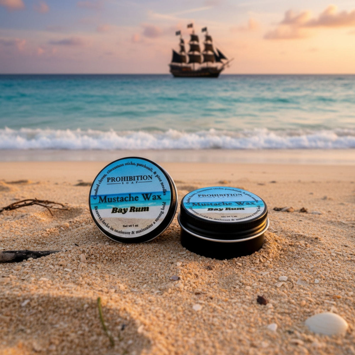 Bay Rum Mustache Wax