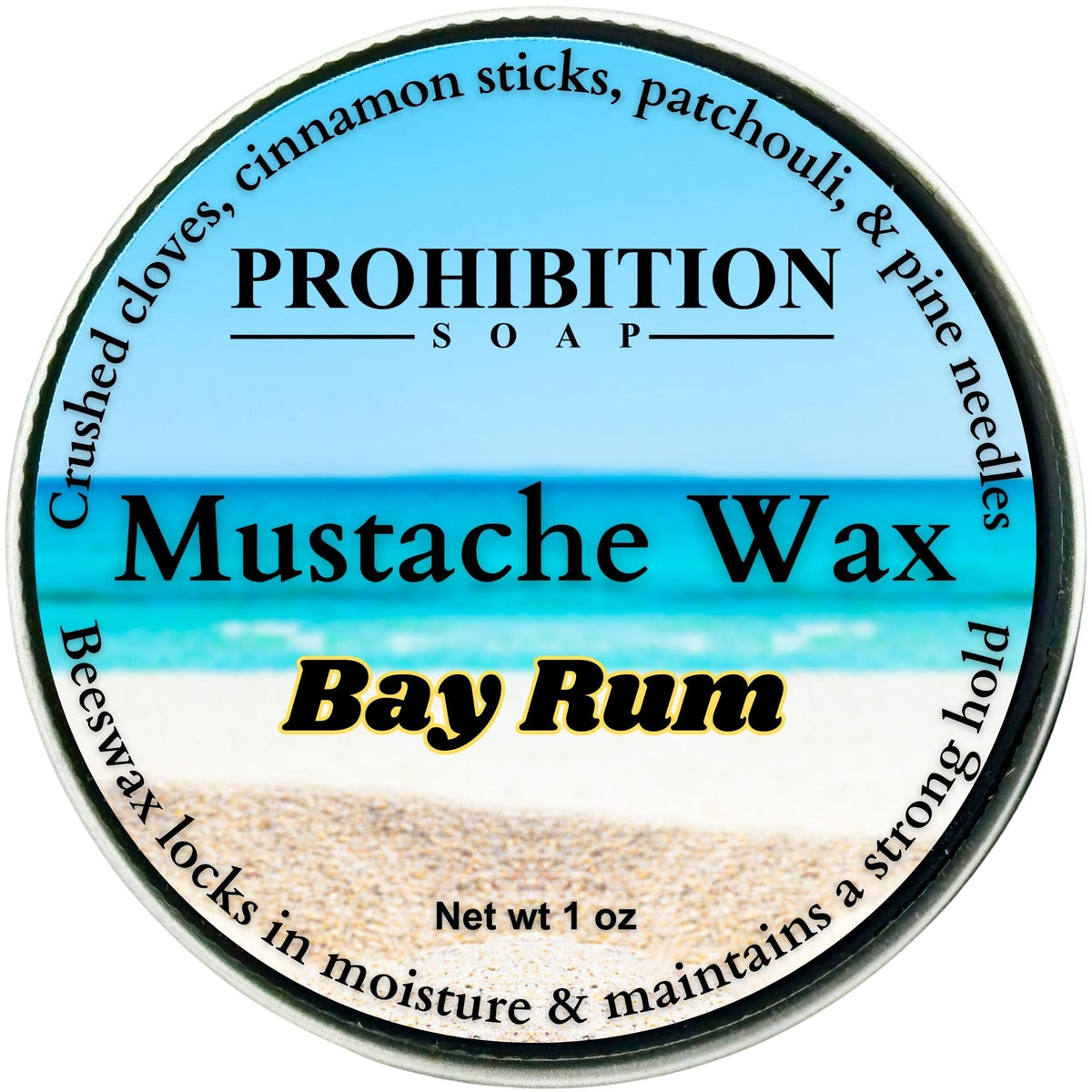 Bay Rum Mustache Wax
