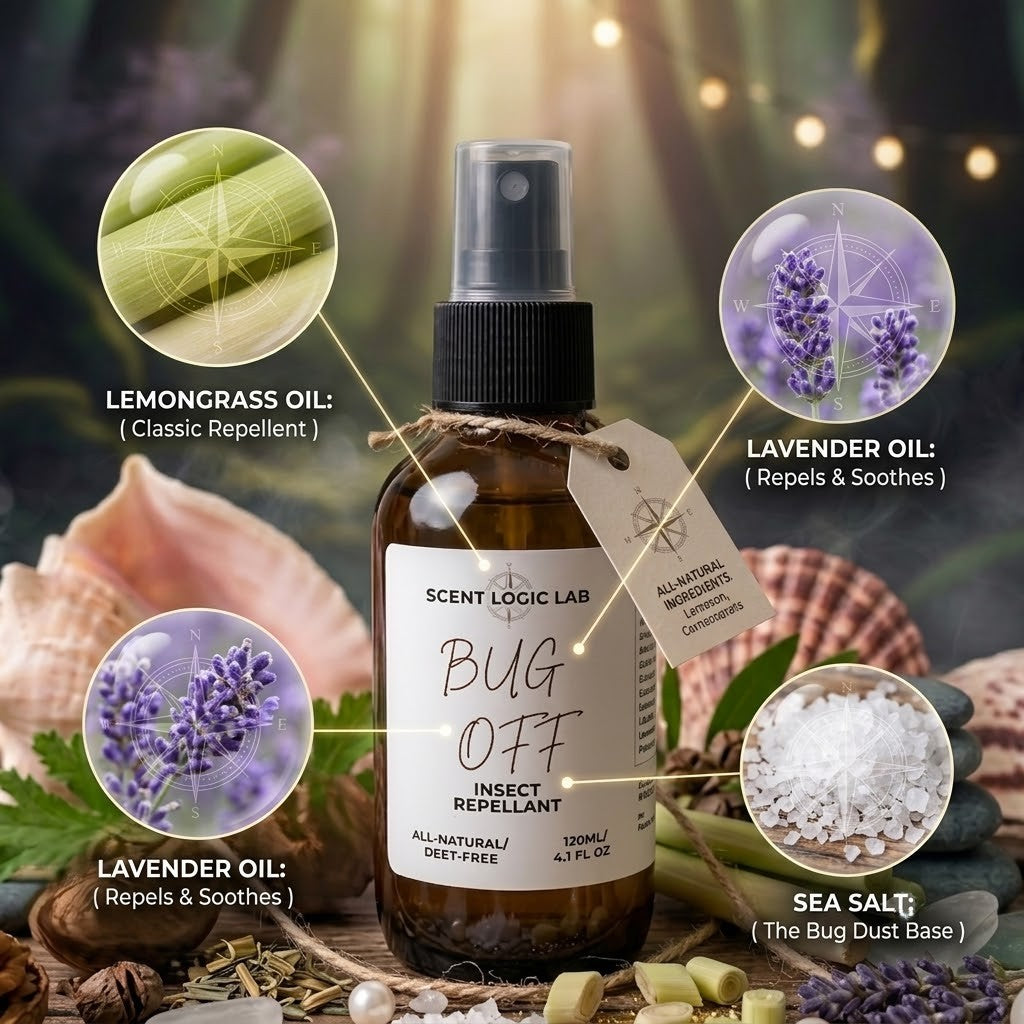Bug Off All-Natural Insect Repellent | DEET-Free Essential Oil Spray