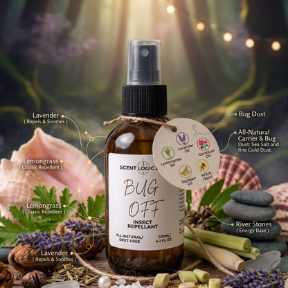 Bug Off All-Natural Insect Repellent | DEET-Free Essential Oil Spray