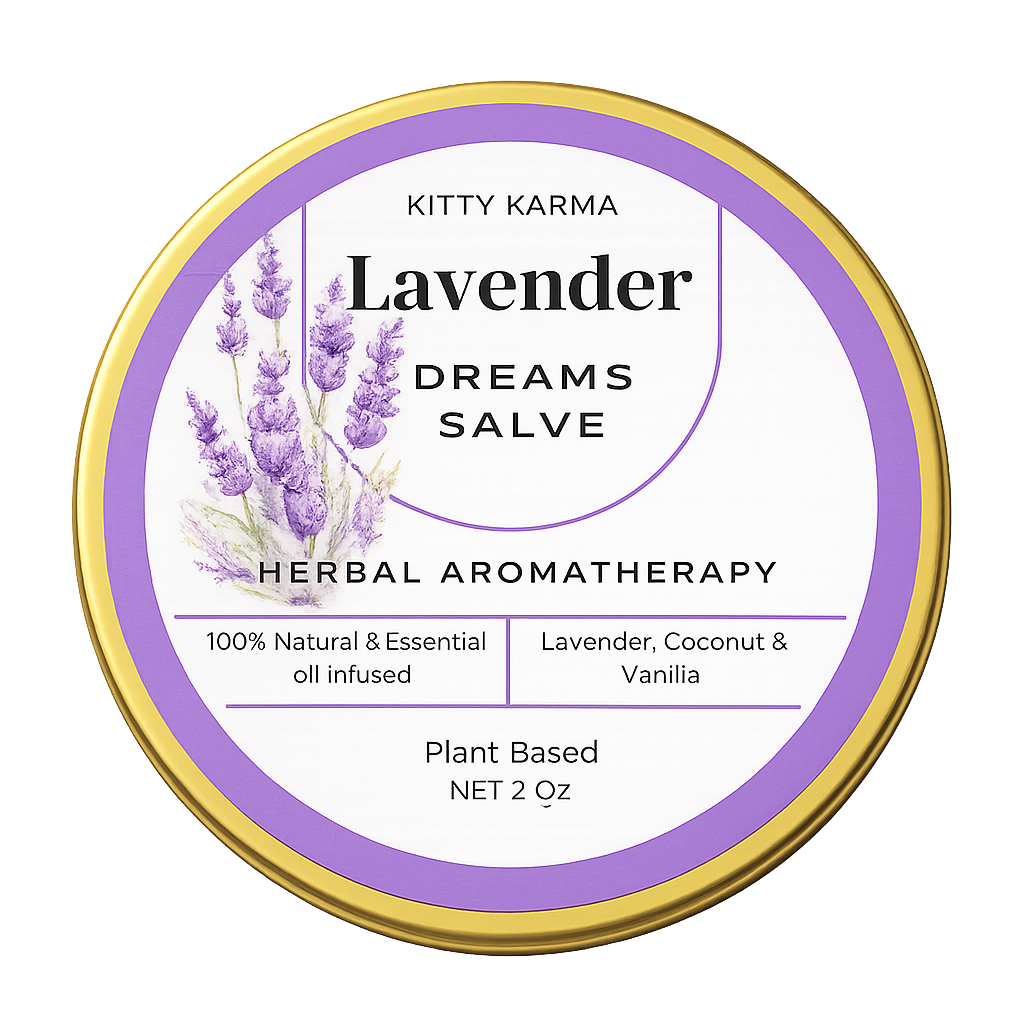 Handmade Lavender Herbal Salve for a Better Sleep and Better Skin