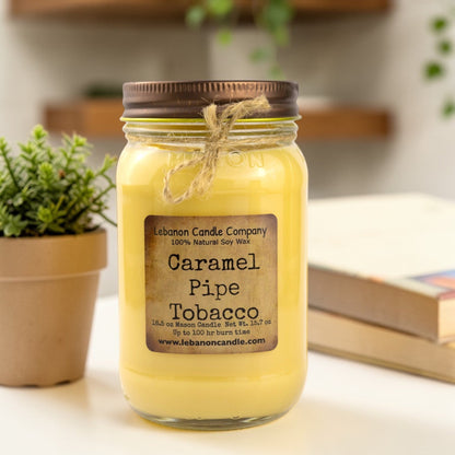 Caramel Pipe Tobacco Candle