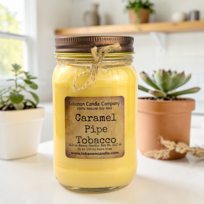 Caramel Pipe Tobacco Candle