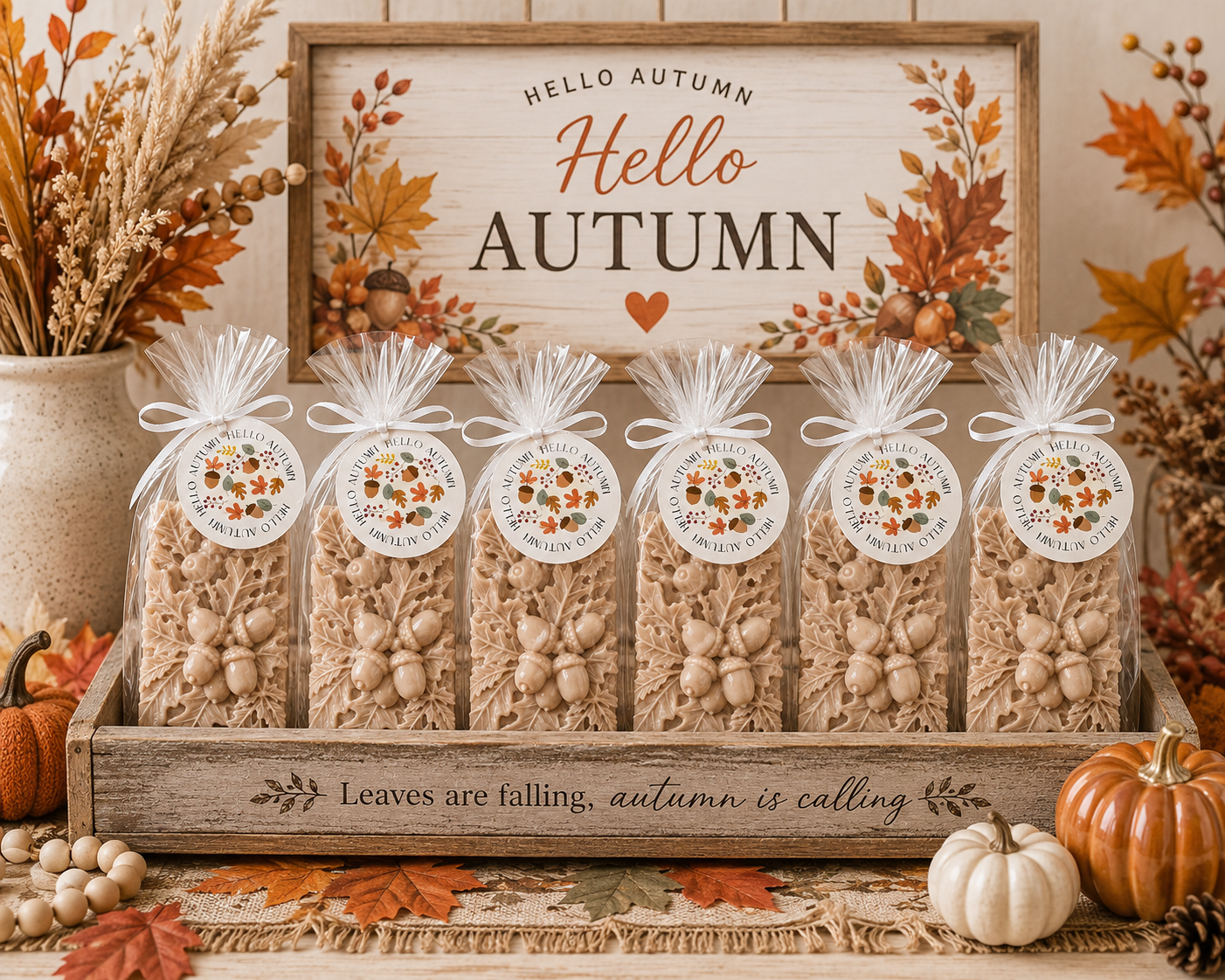Acorn Soap Bar – Handmade Fall & Autumn Novelty Soap | Woodland Gift