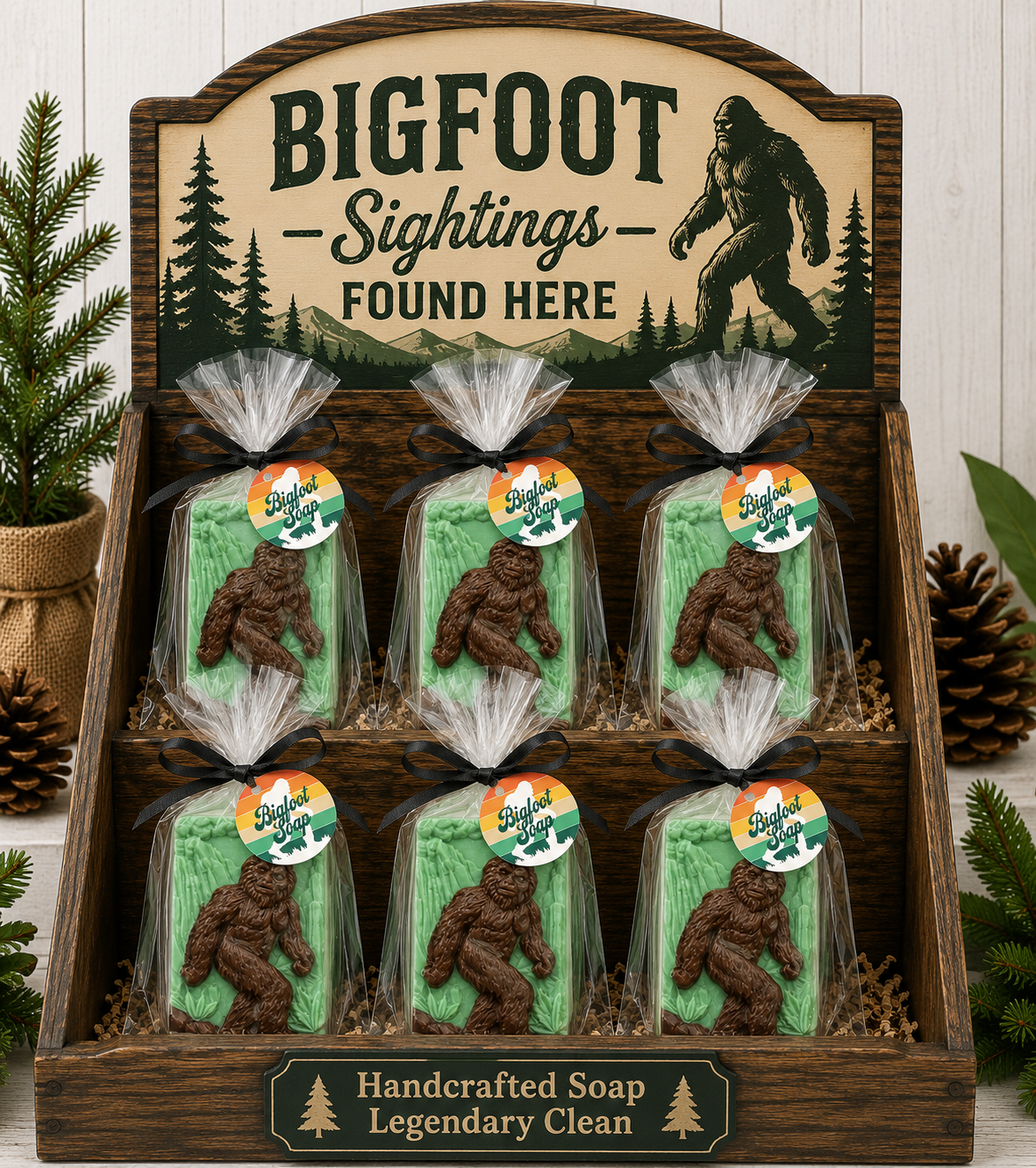 Bigfoot Sasquatch Soap – Handmade Novelty Soap & Unique Gift for Bigfoot Lovers