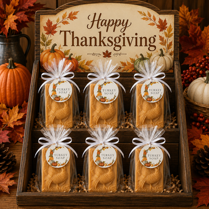 Turkey Soap – Handmade Novelty Turkey Soap & Unique Thanksgiving Gift