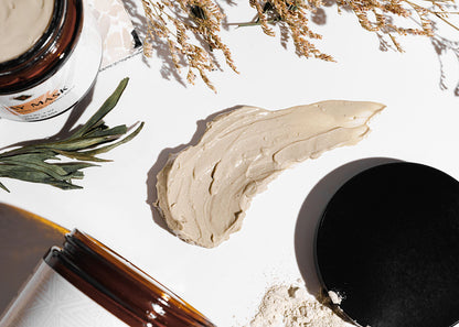 Pure Calcium Bentonite Clay Mask — Deep Pore Detox, Spring Water Activated