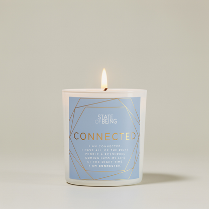 Connected Affirmation Candle | Vanilla & Jasmine