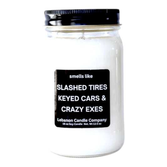 Crazy Exes Funny Candle