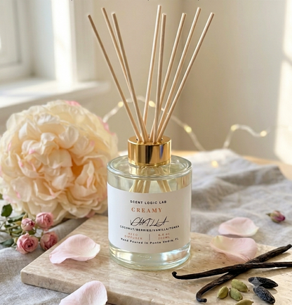 Creamy Vanilla Reed Diffuser | Warm, Gourmand Home Fragrance