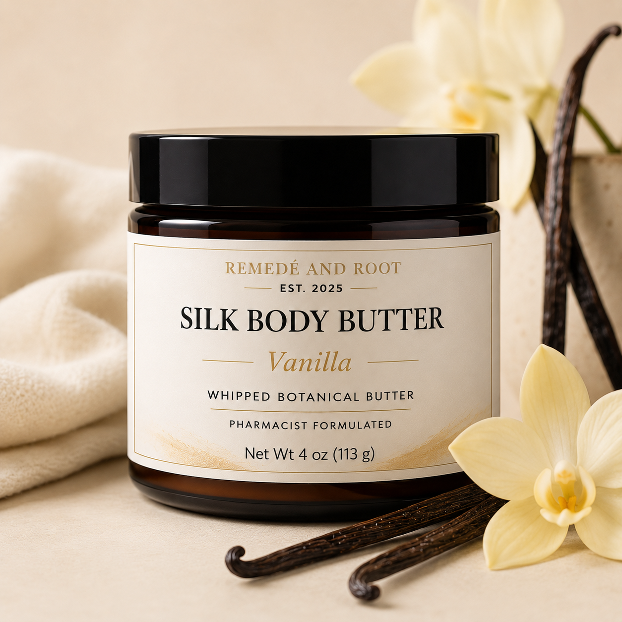Silk Body Butter - Naturally Scented
