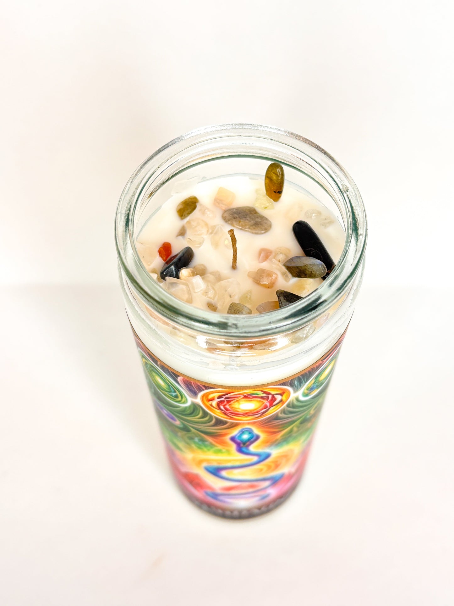 Kundalini Shakti Crystal Altar Candle