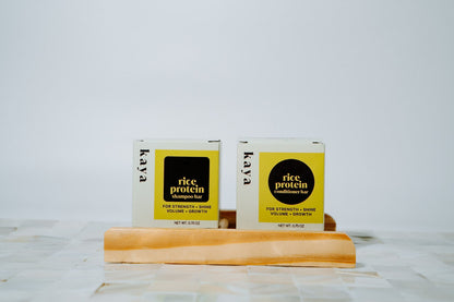 Rice Haircare Gift Set - Shampoo and Conditioner Bar
