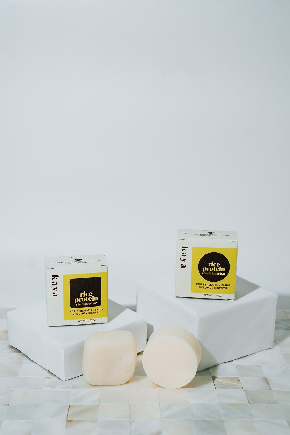 Rice Haircare Gift Set - Shampoo and Conditioner Bar