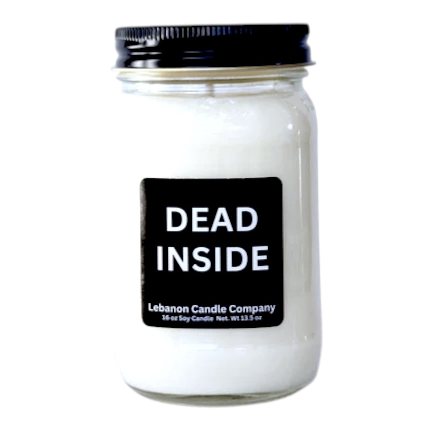 Dead Inside Funny Candle