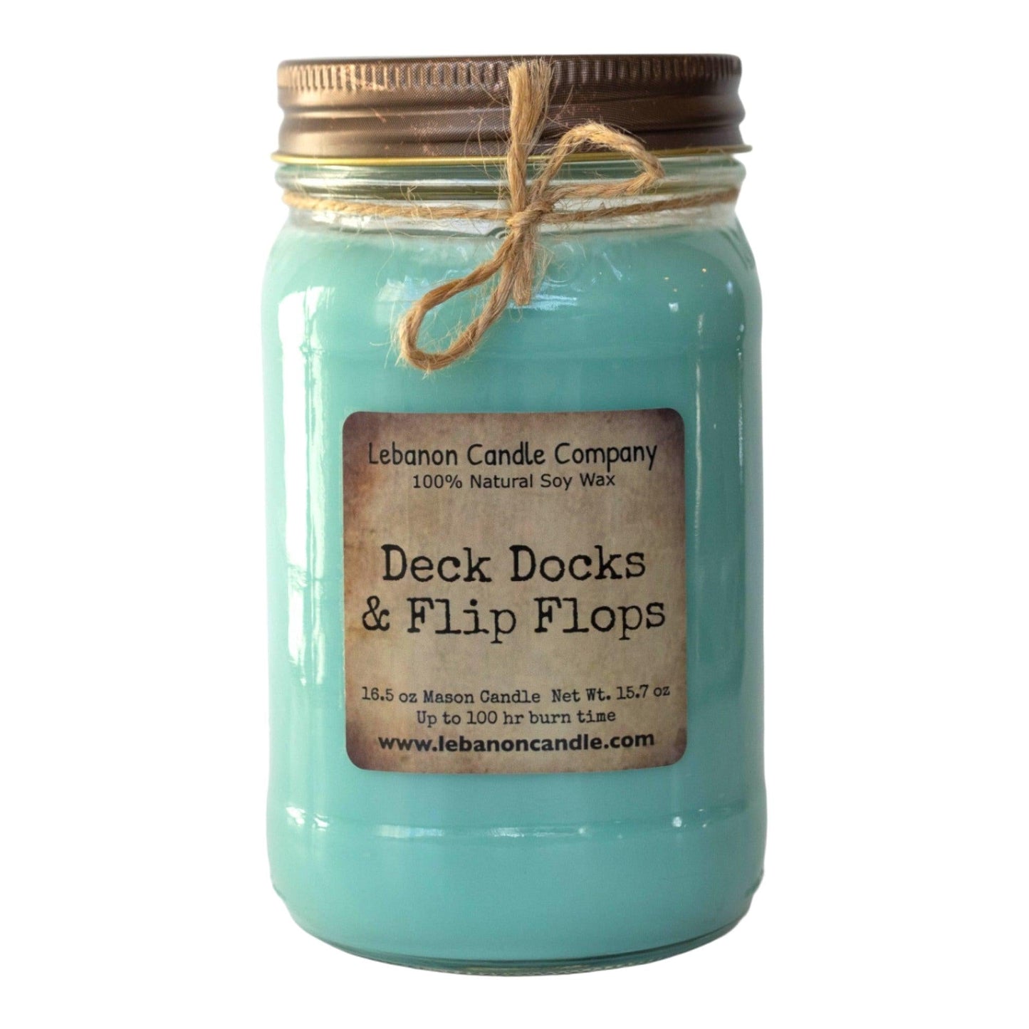 Decks Docks & Flip Flops Candle