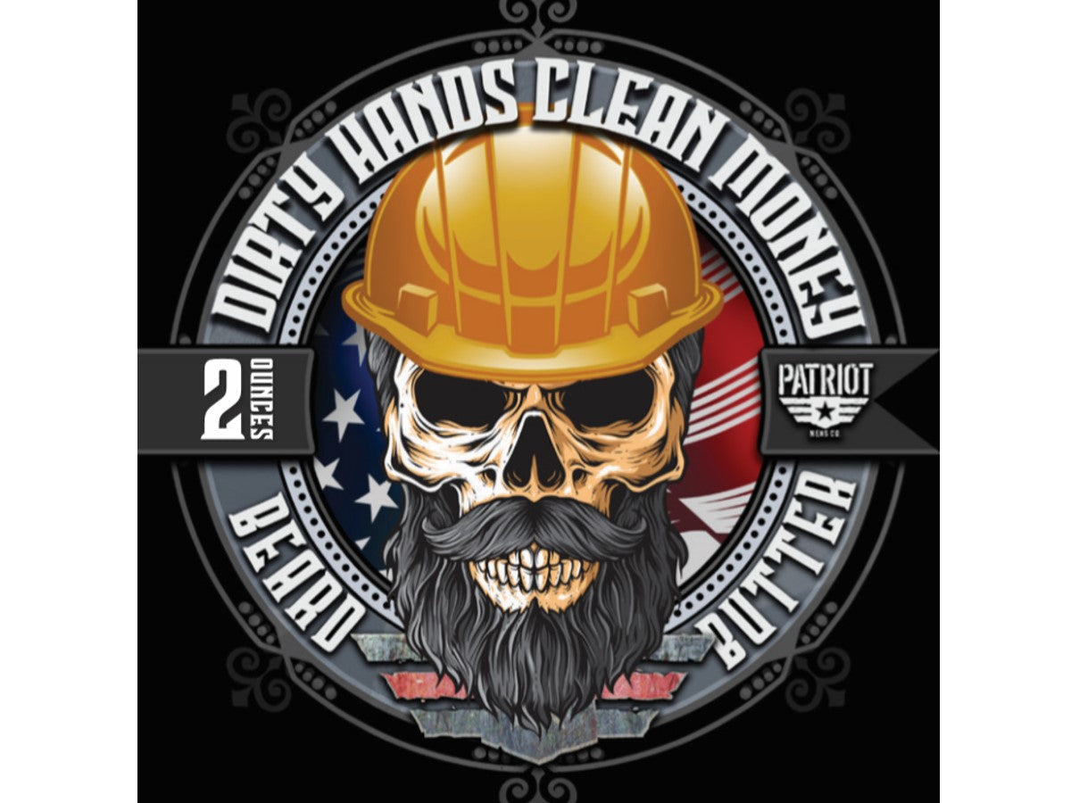 Dirty Hands Clean Money Beard Butter Leather and Oakmoss