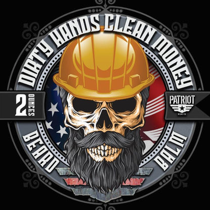 Dirty Hands Clean Money Beard Balm Leather and Oakmoss