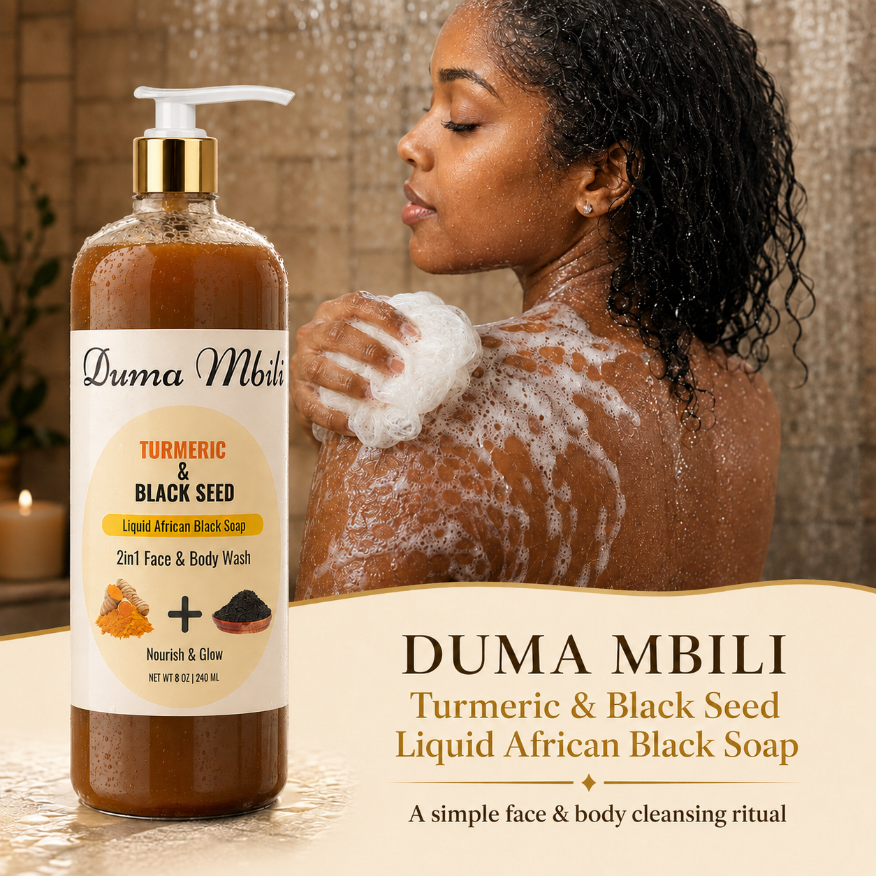 Turmeric & Black Seed African Black Soap