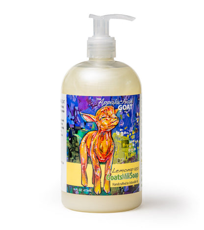 Liquid Soap | Lemongrass Goat’s Milk | 16 oz.