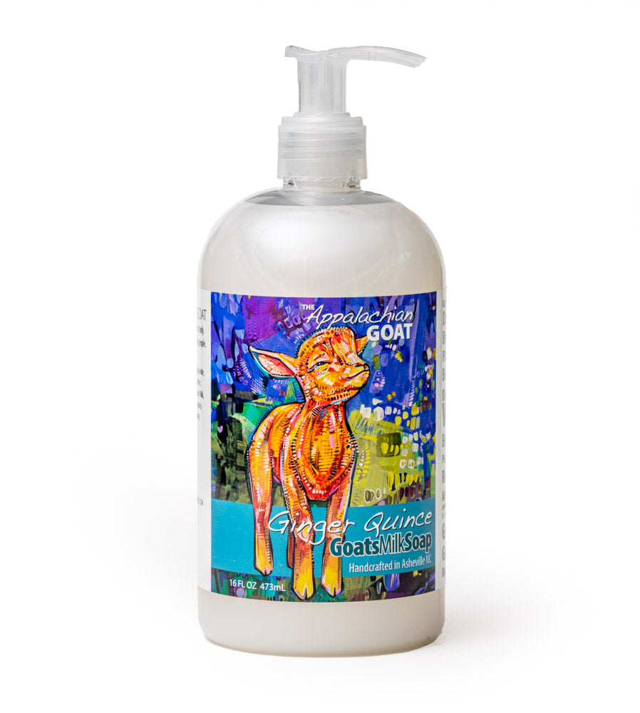 Liquid Soap | Ginger Quince Goat’s Milk | 16 oz.