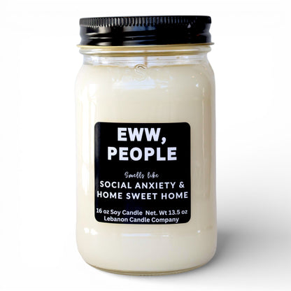 Eww People Funny Candle