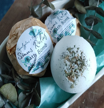 Bath Bomb | Just Breathe | Eucalyptus Peppermint